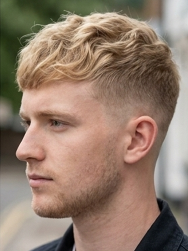 French crop con low fade en los laterales