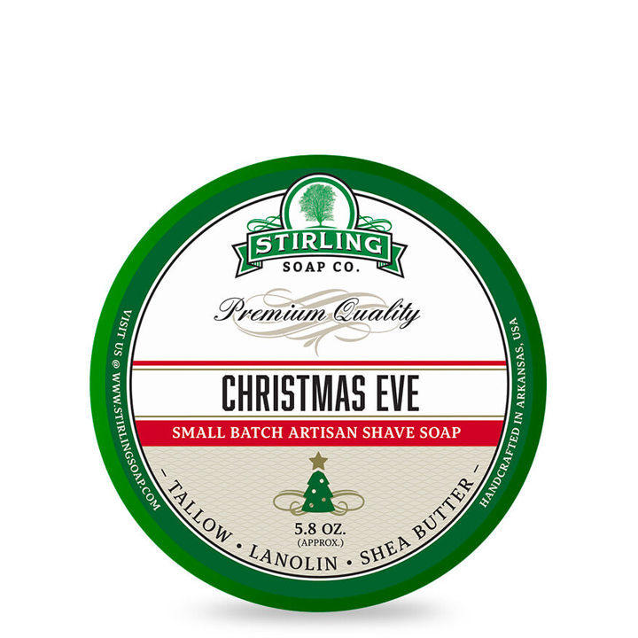 Stirling Soap Company Shaving Soap - Christmas Eve