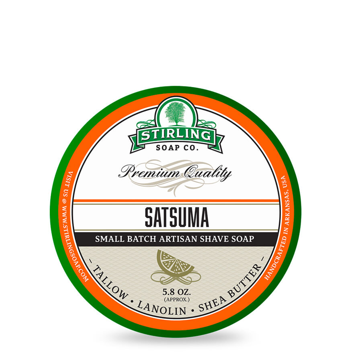 Stirling Soap Company Shaving Soap - Satsuma