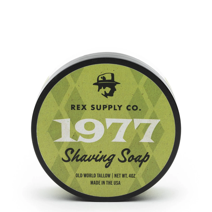 Rex Supply Co. Jabón de afeitar - 1977 Old World Tallow