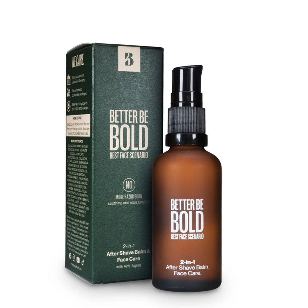 Better Be Bold Bálsamo aftershave & Cuidado Facial 2 en 1