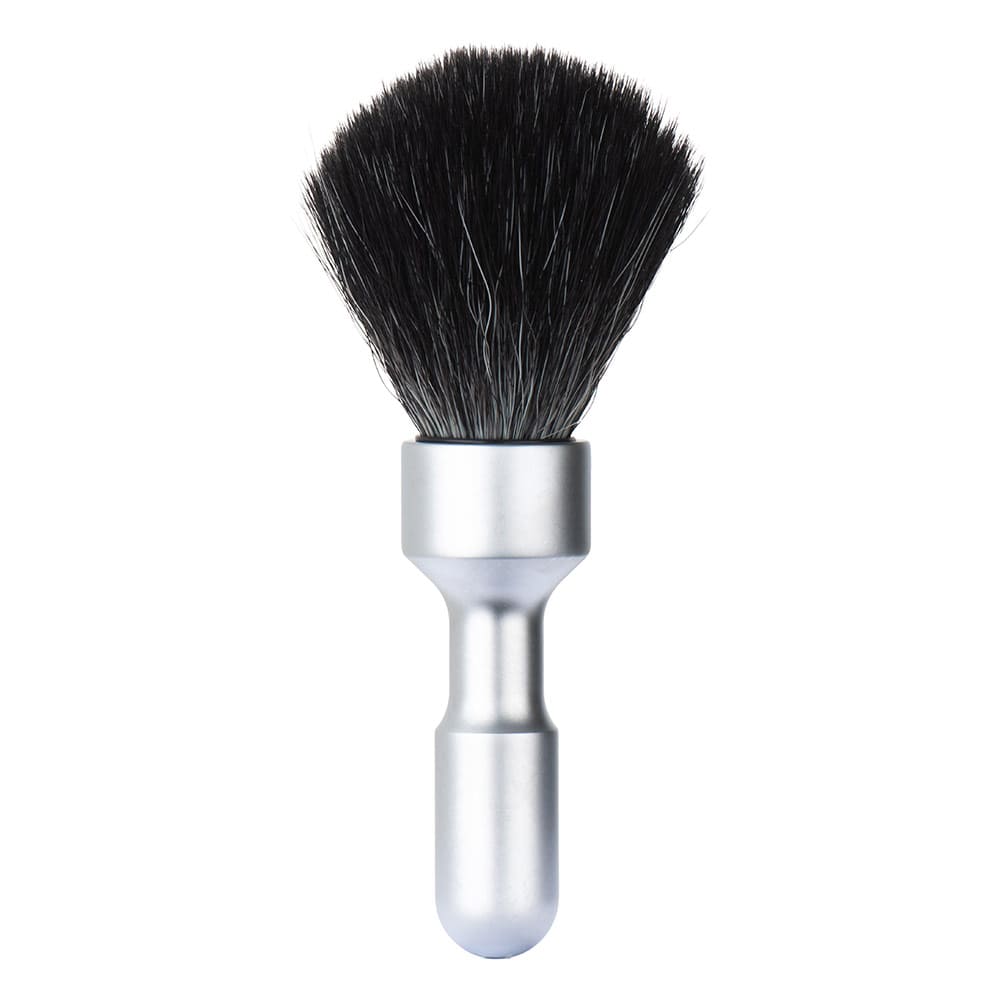 Merkur Brocha de afeitar Black Futur – Matte Chrome