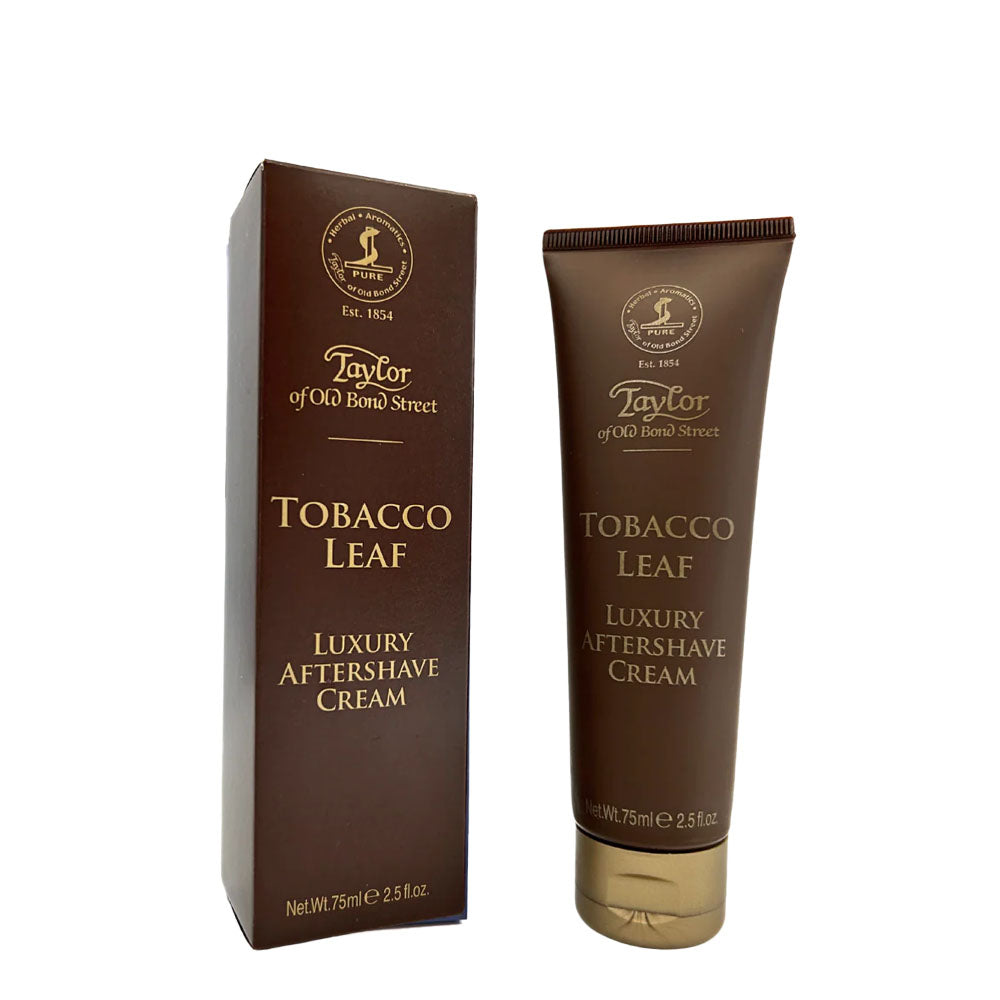 Taylor of Old Bond Street Crema aftershave - Hoja de Tabaco