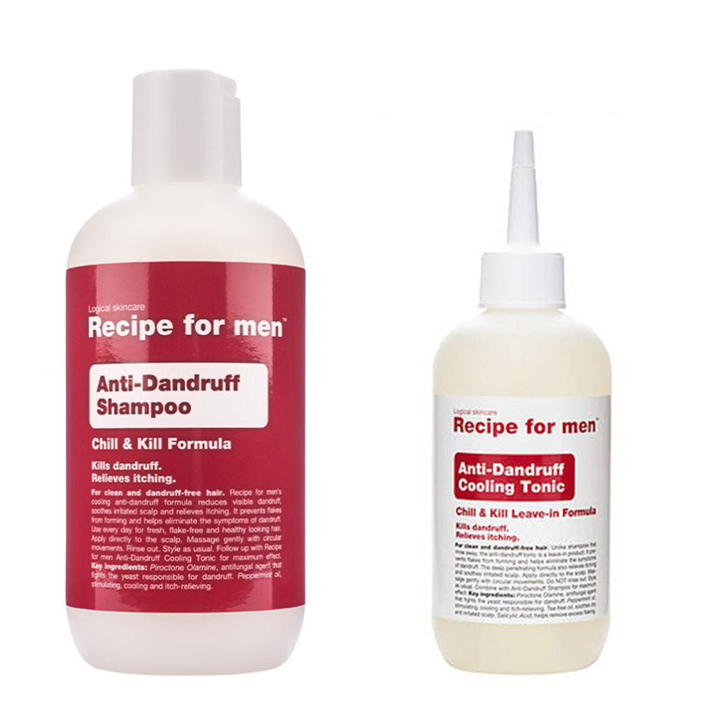 Recipe for Men Anti-Dandruff Shampoo + Anti-Dandruff Tonic