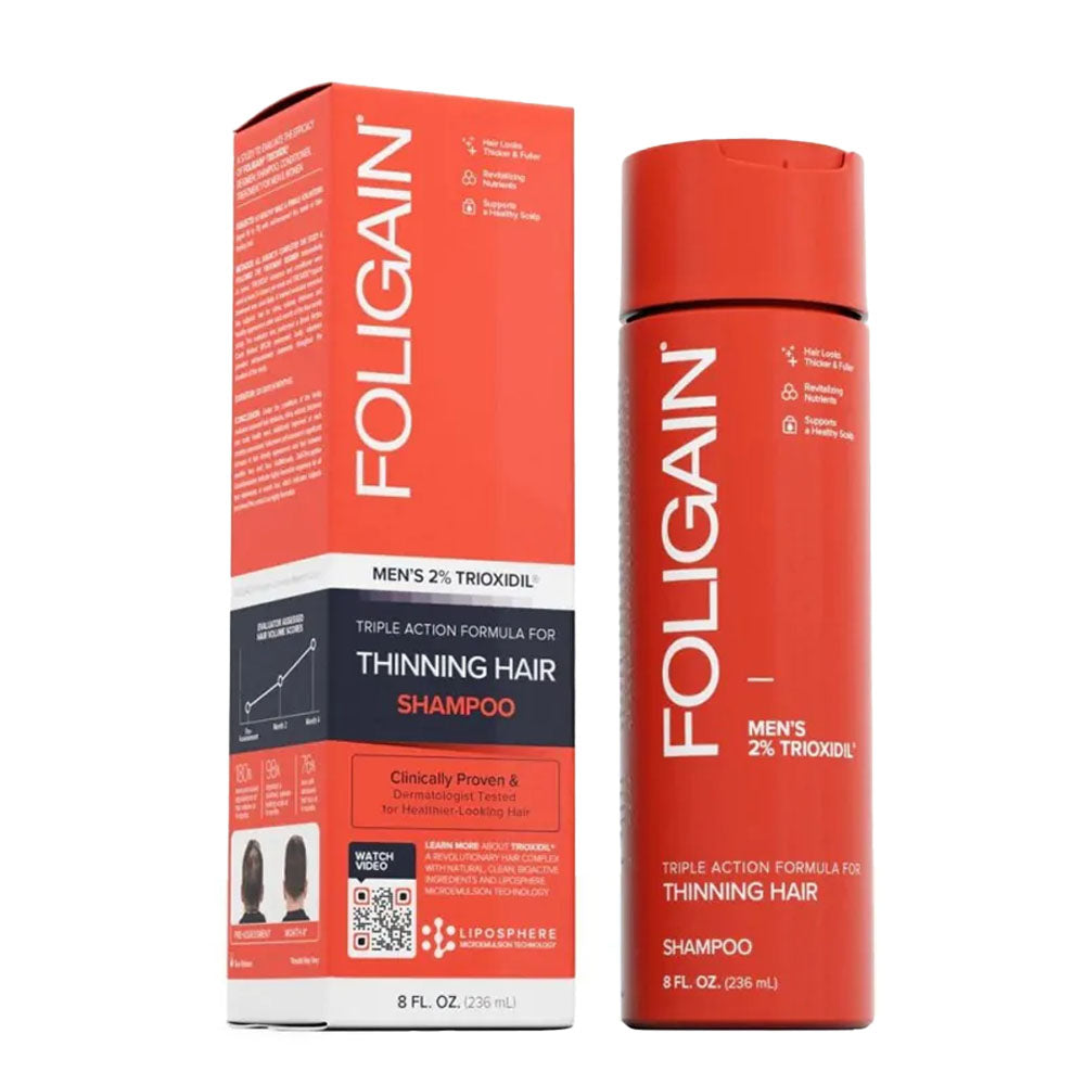 Foligain Champú Triple Action para Cabello con Alopecia (2% Trioxidil)