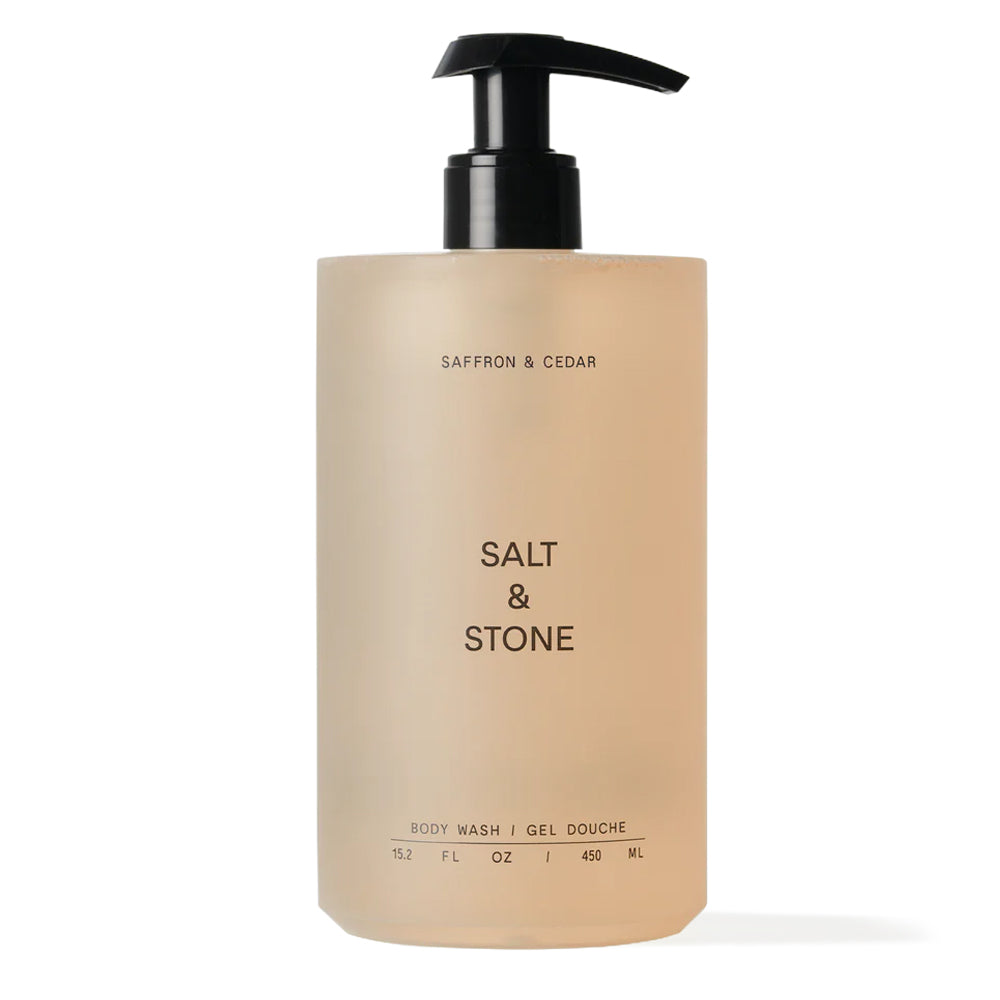 Salt & Stone Gel de ducha – Azafrán & Cedro