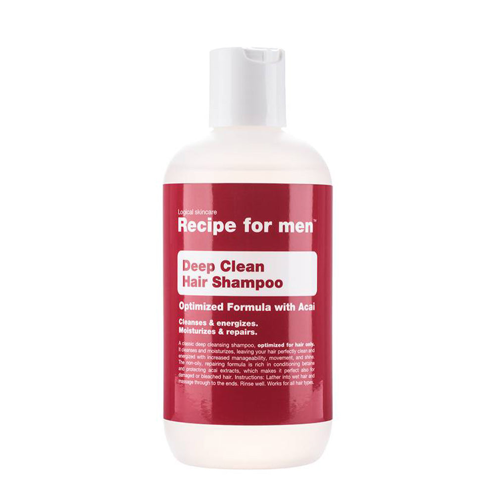 Recipe for Men Champú de limpieza profunda