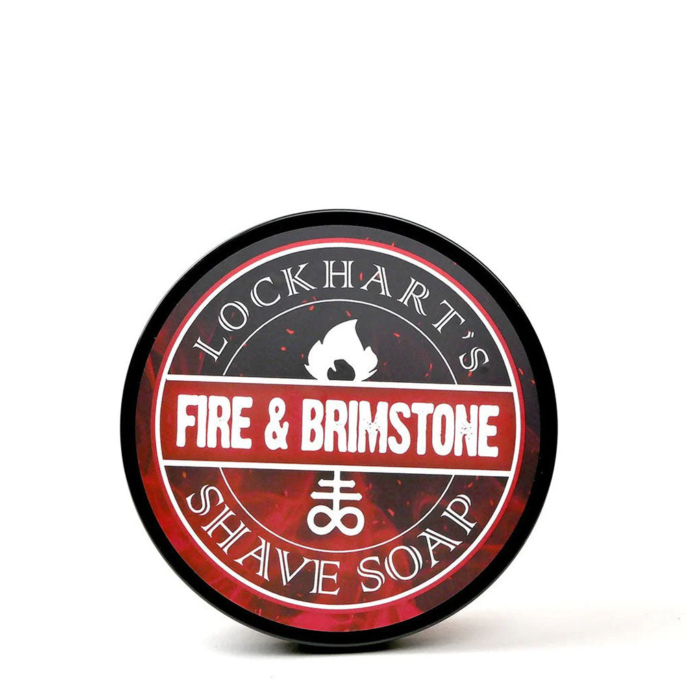 Lockhart's Jabón de afeitar Fire & Brimstone