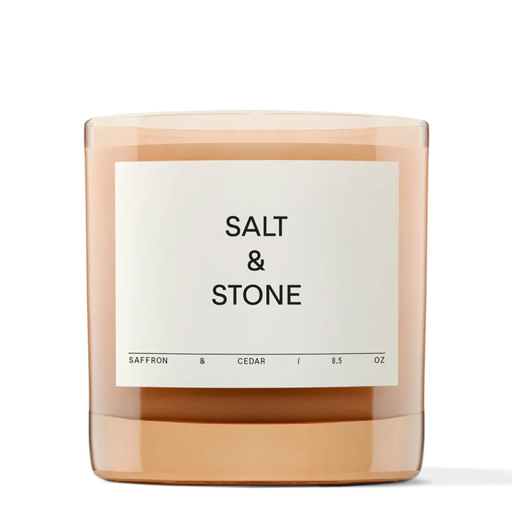 Salt & Stone Vela perfumada – Azafrán & Cedro