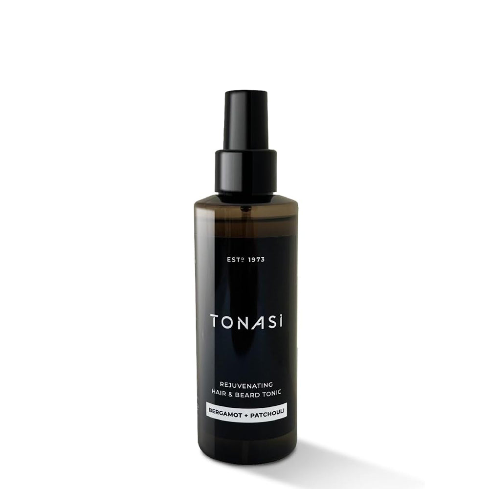 Tonasi Tónico para cabello y barba – Bergamota & Pachulí