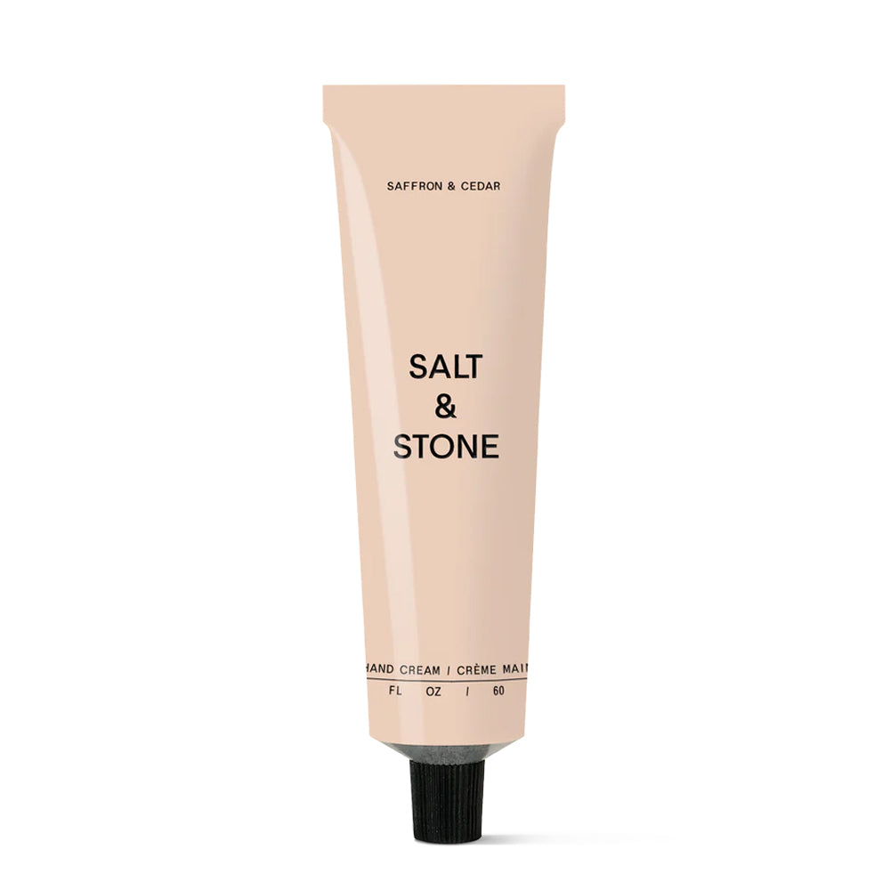 Salt & Stone Crema de manos – Azafrán & Cedro