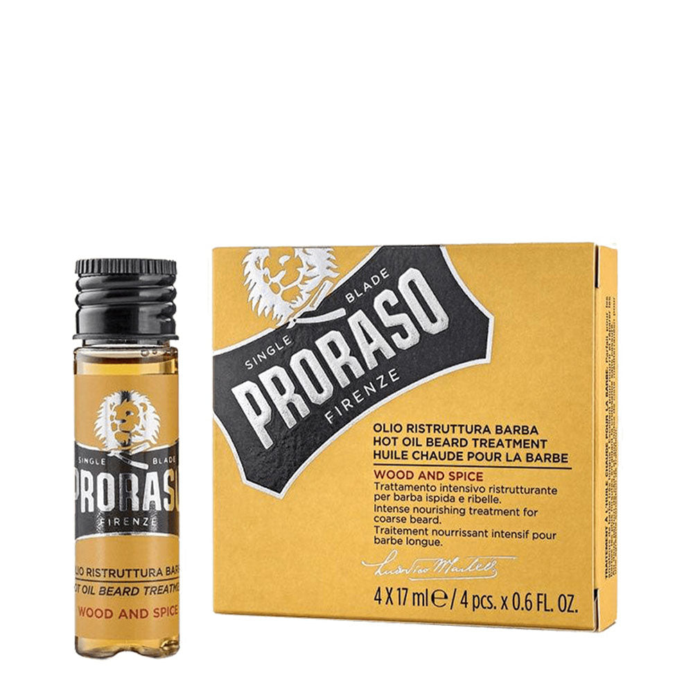 Proraso Tratamiento en Aceite Caliente para Barba – Madera & Especias