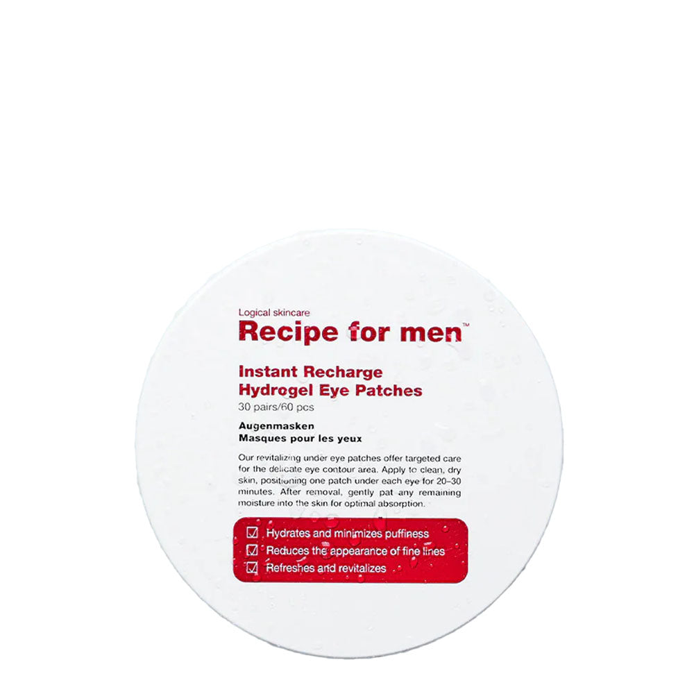 Recipe for Men Parches de hidrogel para ojos