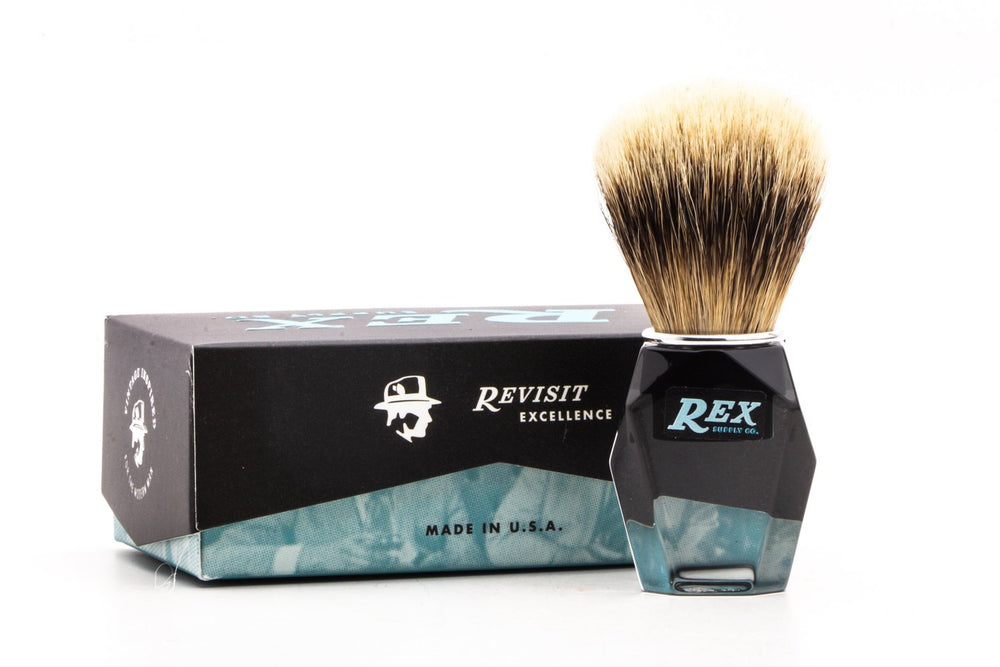 Rex Supply Co. Brocha de afeitar Deco – Sintética