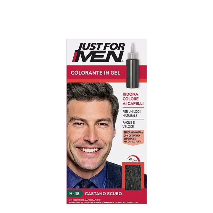 Just for Men Champú colorante – Marrón Oscuro H-45