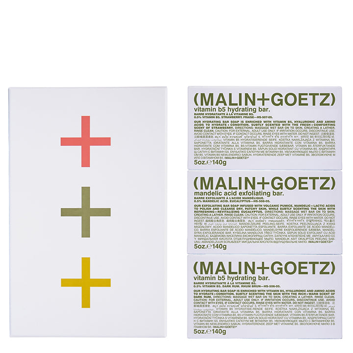 Malin+Goetz El Trío de Pastillas de Jabón Corporal