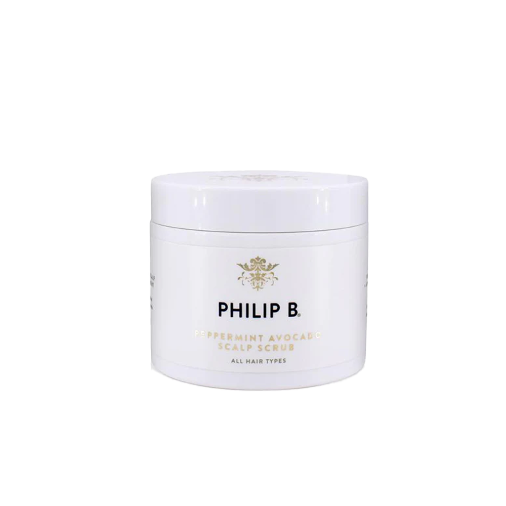 Philip B Exfoliante de Cuero Cabelludo de Menta & Aguacate