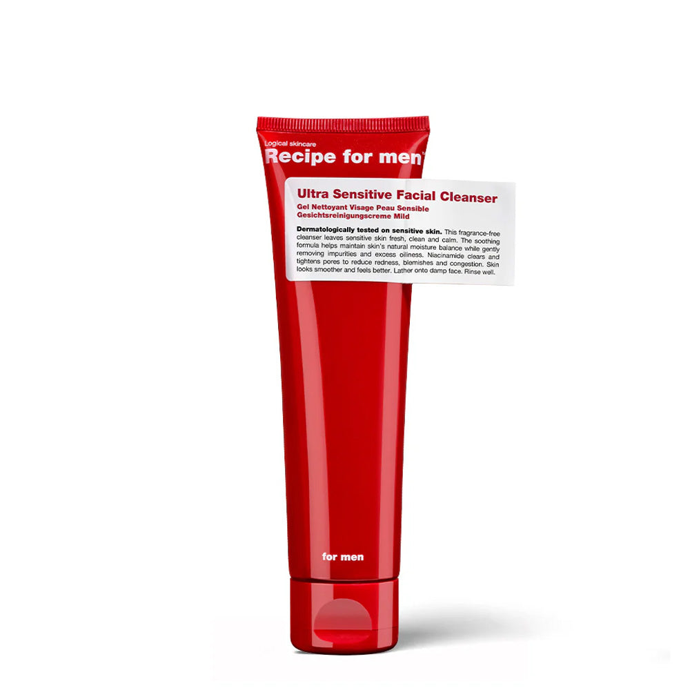 Recipe for Men Limpiador facial ultrasensible