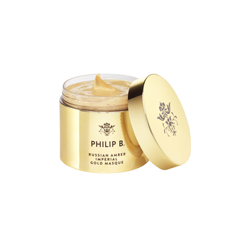 Philip B Mascarilla Imperial de Ámbar Ruso Dorado