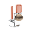 Juego de afeitado Hexagon Sunrise con brocha de afeitar Silvertip Badger