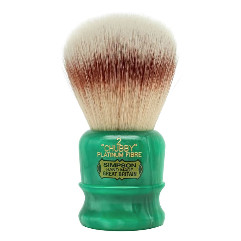 Simpsons Shaving Brush Chubby 2 Platinum Synthetic – St Marys