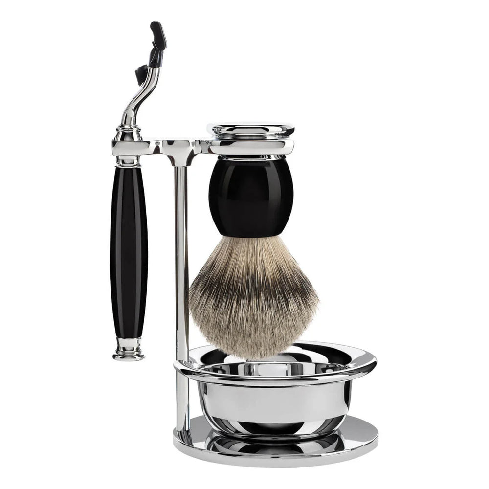 Mühle Set de afeitado 4 piezas Sophist - Black Mach3®