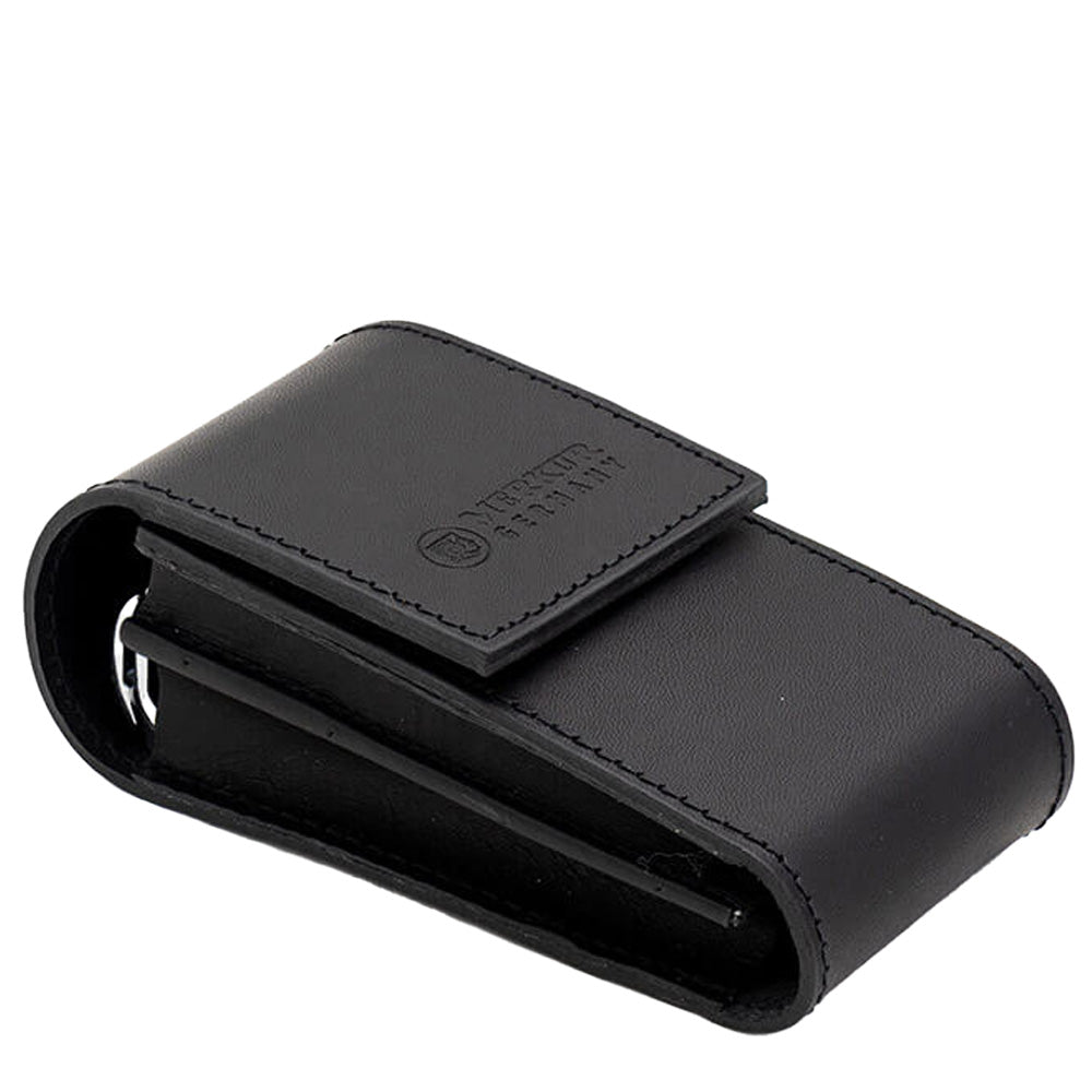 Merkur Safety Razor Travelcase – Cuero Negro