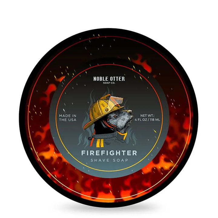 Noble Otter Jabón de afeitar – Firefighter