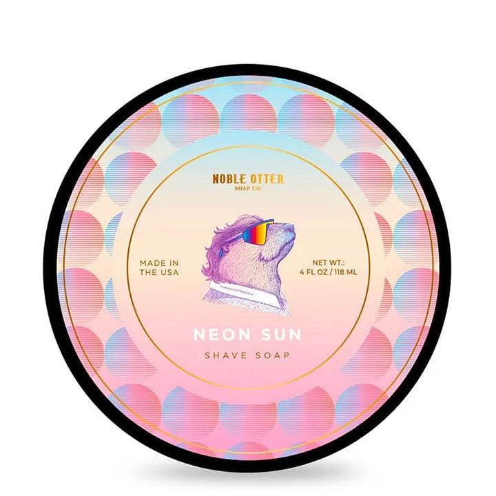 Noble Otter Jabón de afeitar – Neon Sun