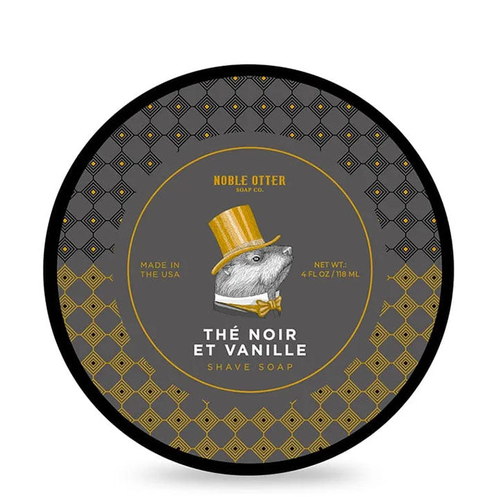 Noble Otter Jabón de afeitar – Thé Noir et Vanille