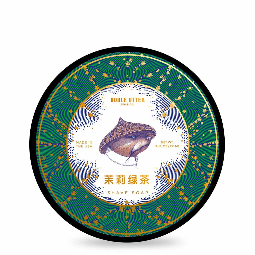 Noble Otter Jabón de afeitar – Jasmine Green Tea