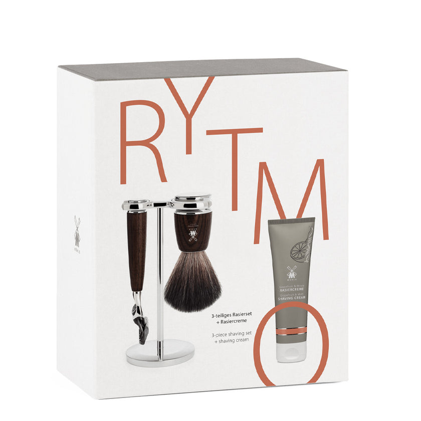Mühle Shavingset + Shaving Cream Grapefruit & Mint
