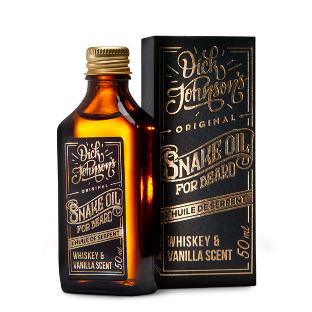 Dick Johnson Aceite para barba Snake Oil – Whisky & Vainilla