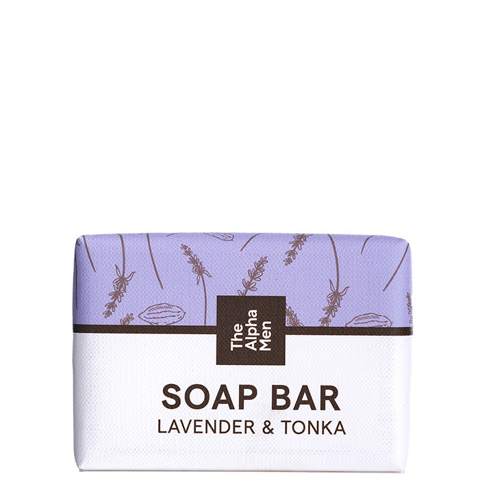 The Alpha Men Pastilla de jabón – Lavanda & Haba Tonka