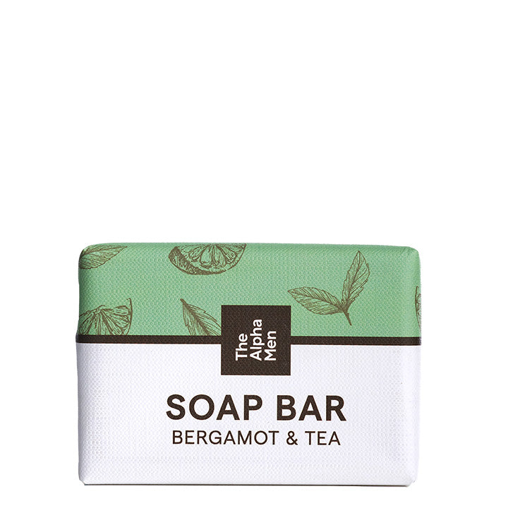 The Alpha Men Pastilla de jabón – Bergamota & Té