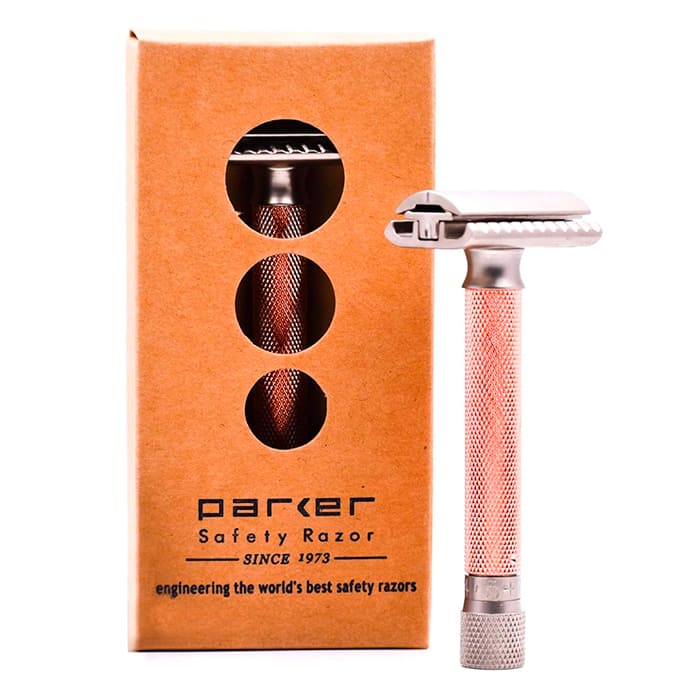 Parker Maquinilla de seguridad Variant ajustable oro rosa
