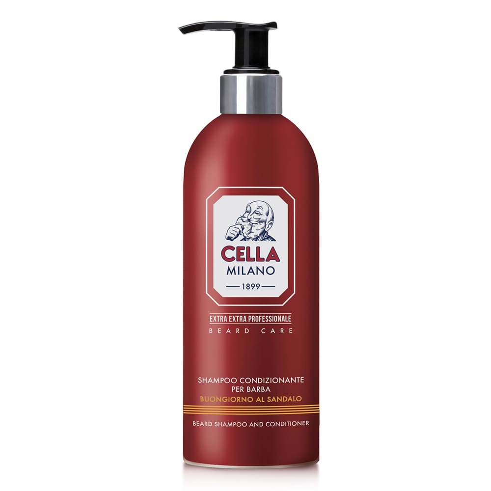 Cella Milano Champú Acondicionador para Barba – Buongiorno al Sandalo