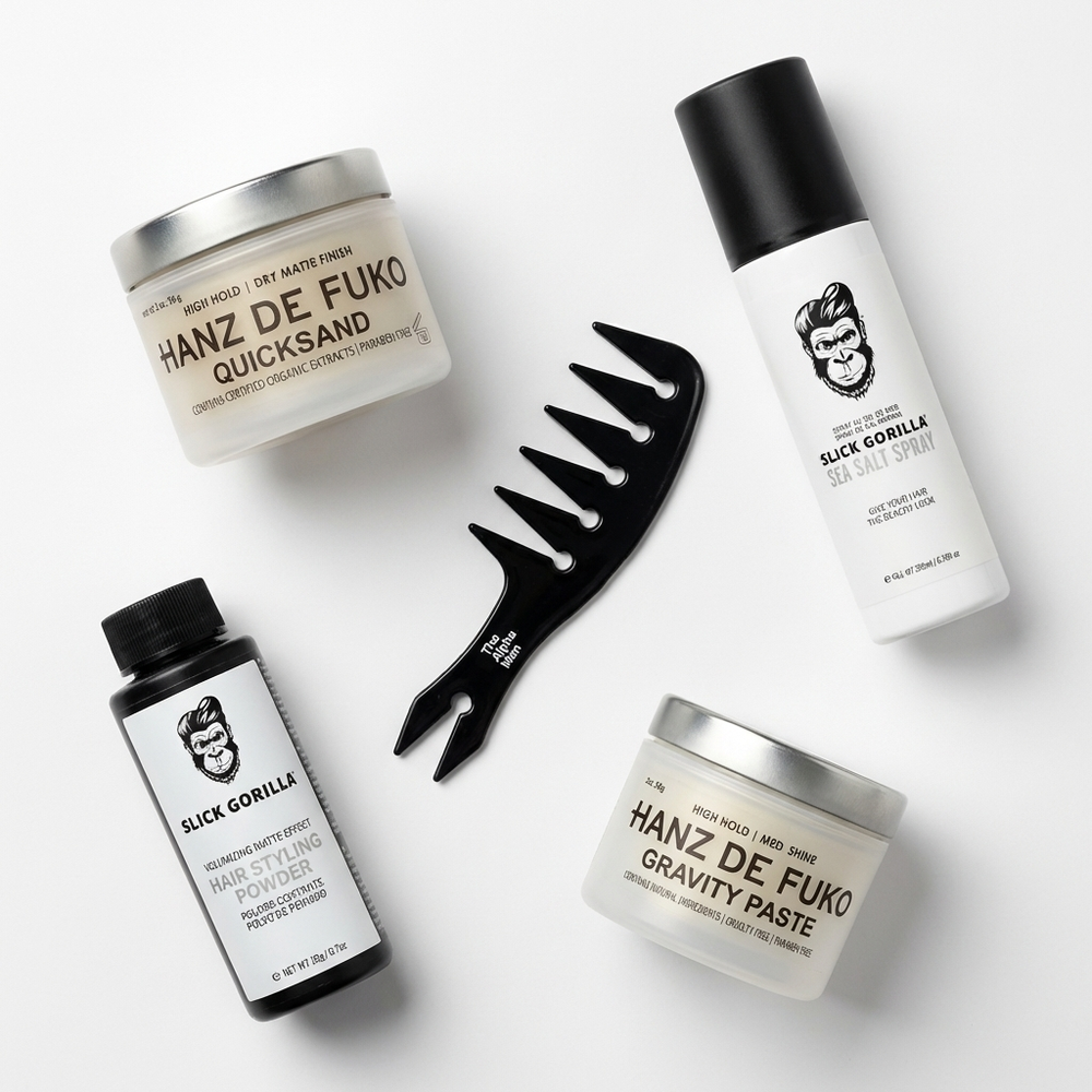 The Alpha Men Kit completo de flequillo con textura