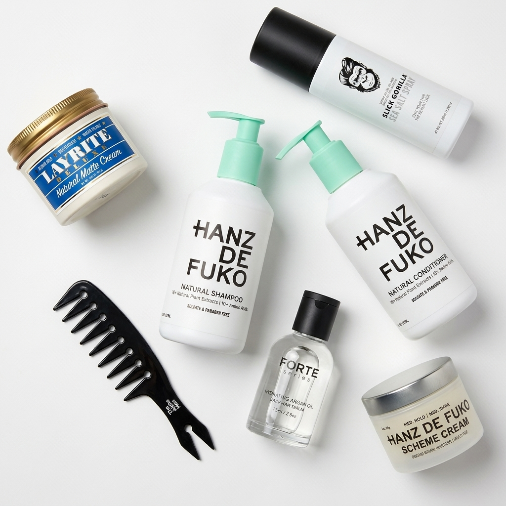 The Alpha Men Curtains Hairstyle Signature