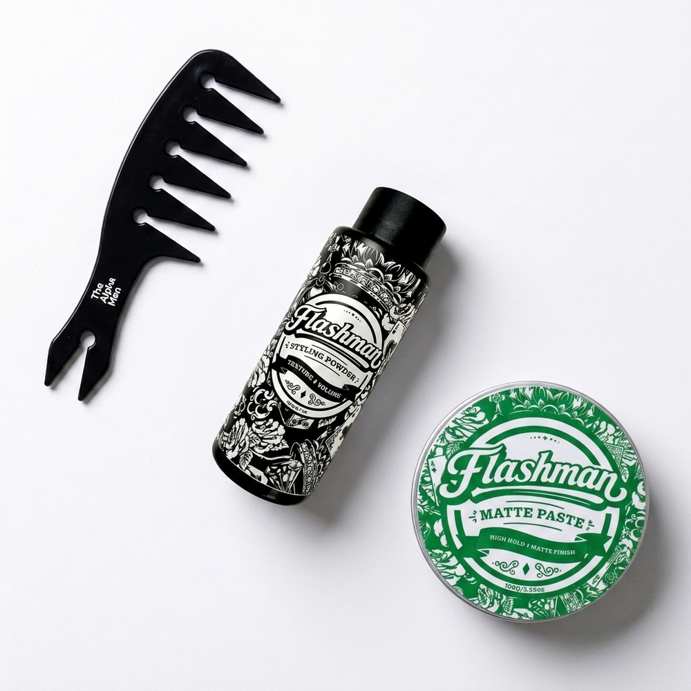 The Alpha Men Kit esencial Quiff