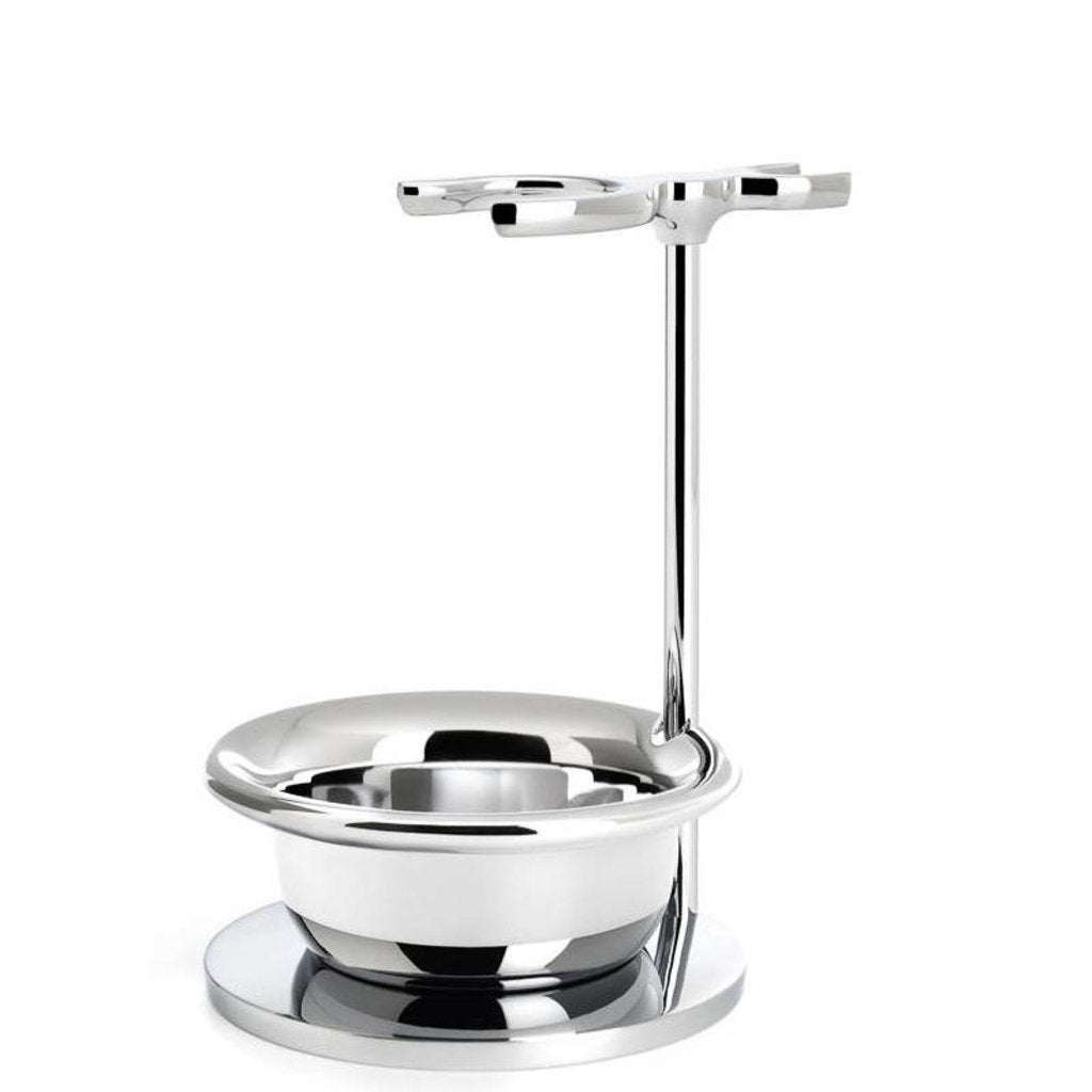 Soporte para brocha y maquinilla Sophist - Cromo