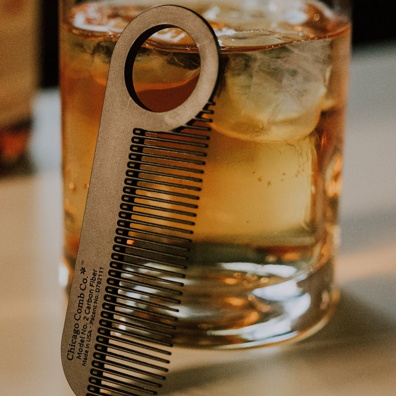 Beard Comb Model No. 2 – Carbon