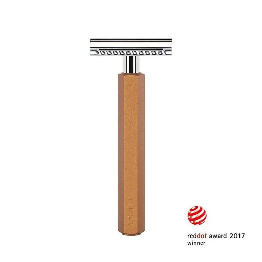 Rasuradora de Seguridad - Bronce - Peine Cerrado