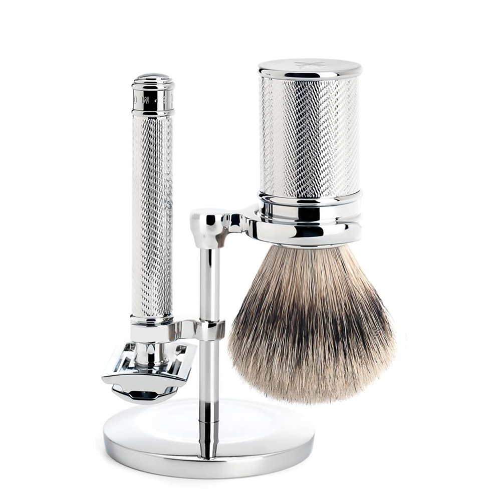 Mühle Set de afeitado tradicional – Safety Razor – Cromado