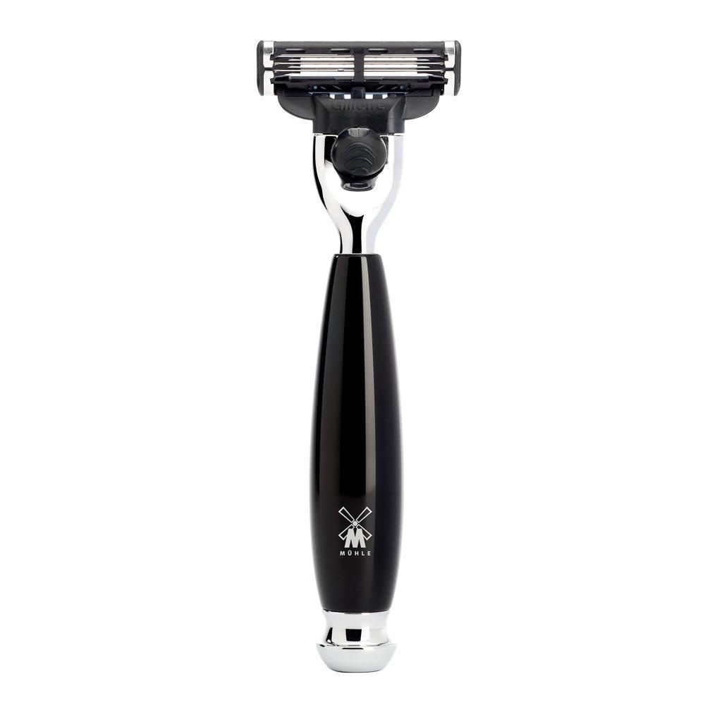 Juego de Afeitado Vivo de 3 Piezas - Negro