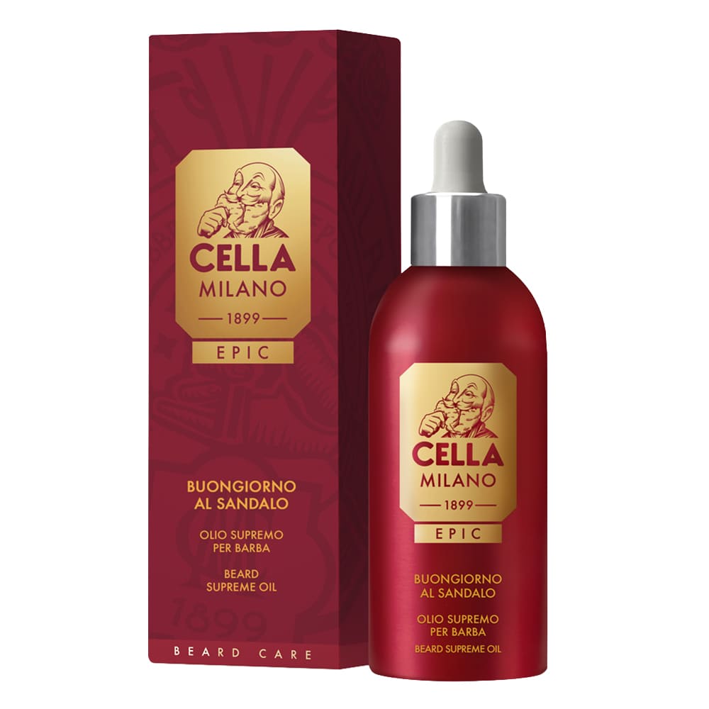 Cella Milano Epic Aceite de Barba – Buongiorno al Sandalo