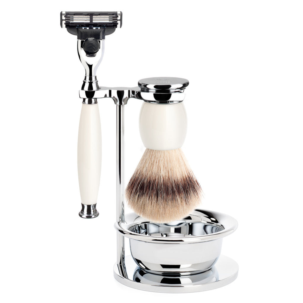 Set de afeitado 4 piezas Sophist - Porcelain Mach3