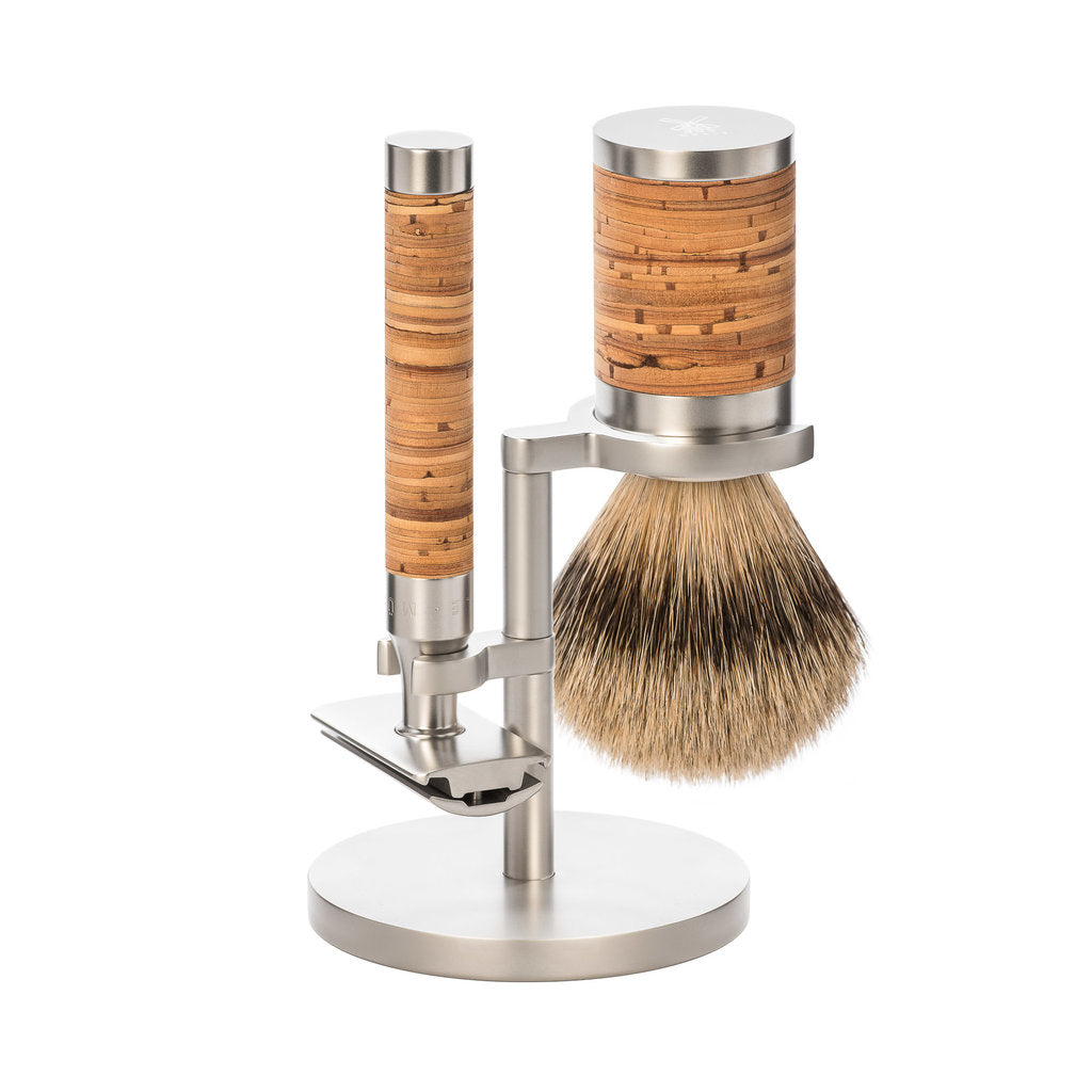 Set de afeitado de Acero Inoxidable – Rocca