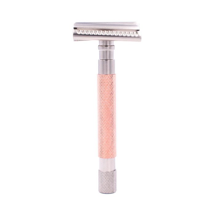 Parker Maquinilla de afeitar Semi Slant oro rosa