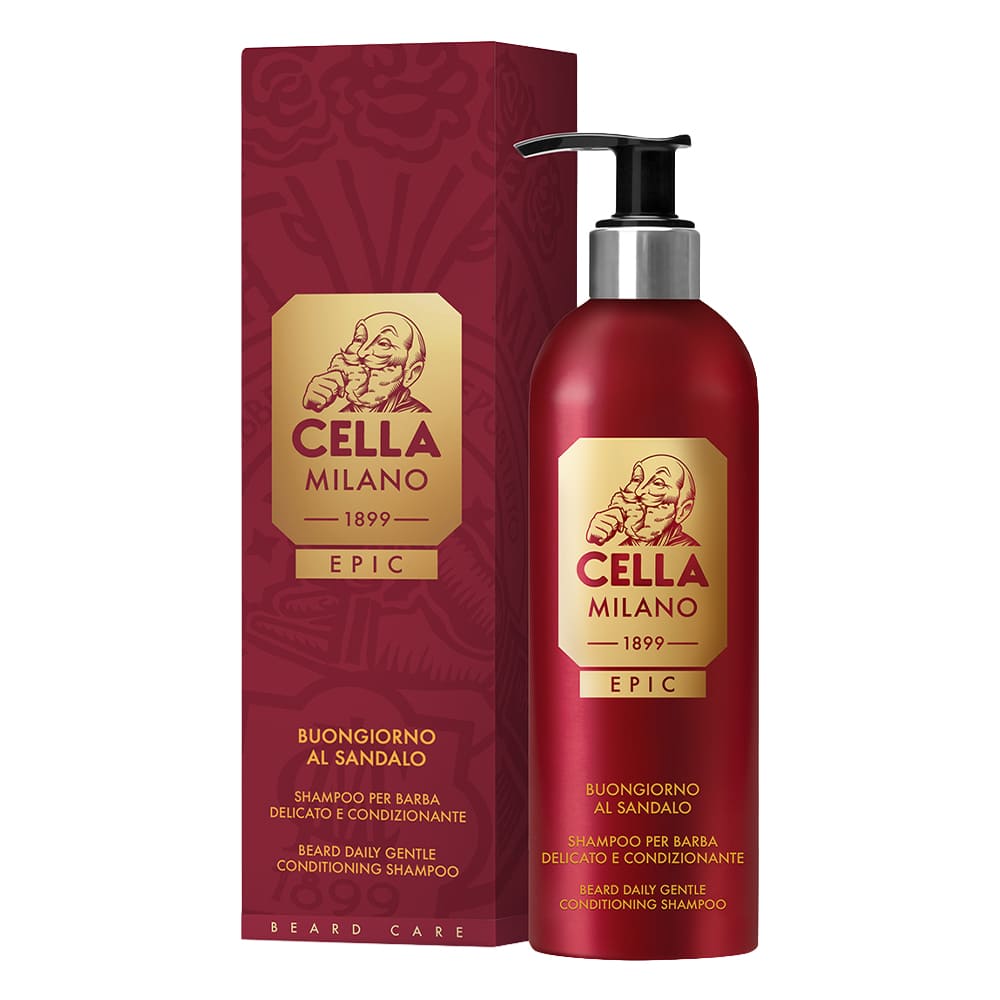 Cella Milano Epic Champú de Barba – Buongiorno al Sandalo